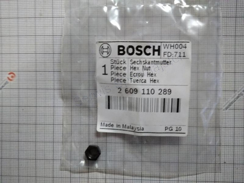BOSCH Część zamienna do GKF 600 - NAKRĘTKA SZEŚCIOKĄTNA nr. 855/34 Kod: 2 609 110 289