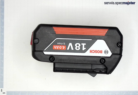 BOSCH Część zamienna do GSR 18 V-EC FC2 - AKUMULATOR BBS MR 18V, 4,0Ah, LI nr. 851 Kod: 2 607 336 815 (zam.1 607 A35 0M0)