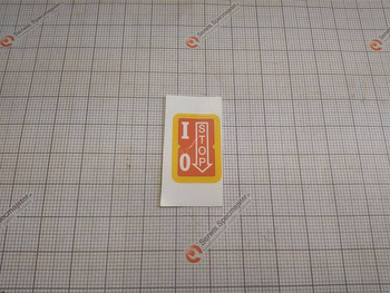 MAKITA Część zamienna do DCS520- Naklejka Nr. 39 Kod: 980113841 (zam. 980115888)