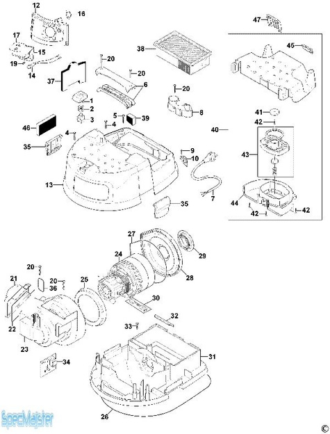 DeWALT Części zamienne do D27901.