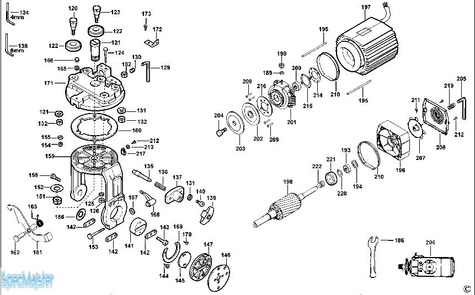 DeWALT Części zamienne do DW721KN.