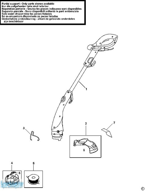 BLACK&DECKER Części zamienne do GL350.