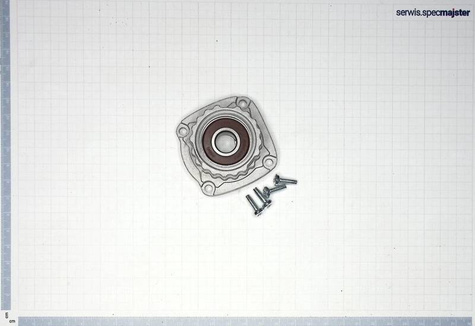 Bosch Część zamienna do GWS 750 S-Kołnierz Łożyskowy nr.828 Kod: 1 619 P07 451