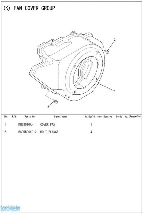 HITACHI Części zamienne do E50MA. Rozkładówka nr.2