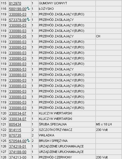 BLACK&DECKER Części zamienne do KR550RE