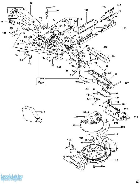 DeWALT Części zamienne do DW718.