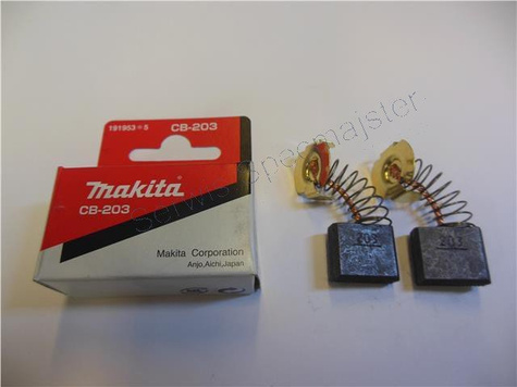 MAKITA Część zamienna do 5143R- Szczotki 2szt. Nr. 78 Kod: 191953-5 zam.194991-6