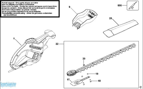 BLACK&DECKER Części zamienne do GT110.