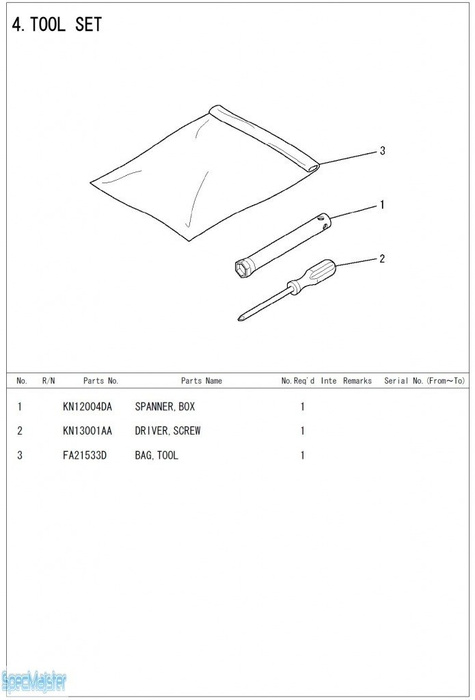 HITACHI Części zamienne do E10U.