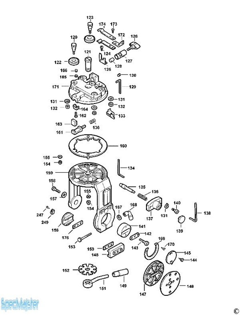 DeWALT Części zamienne do DW720K.