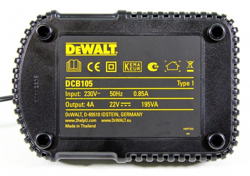 Схема dewalt dcb 105